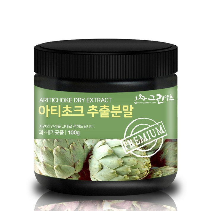 그린약초 스페인 아티초크 추출분말, 100g, 1개