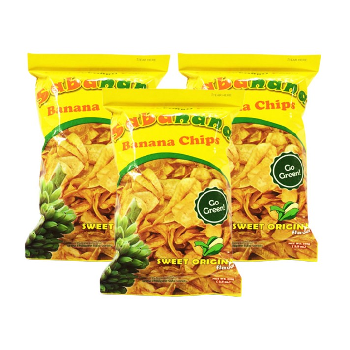 사바나나 바나나칩, 100g, 3개