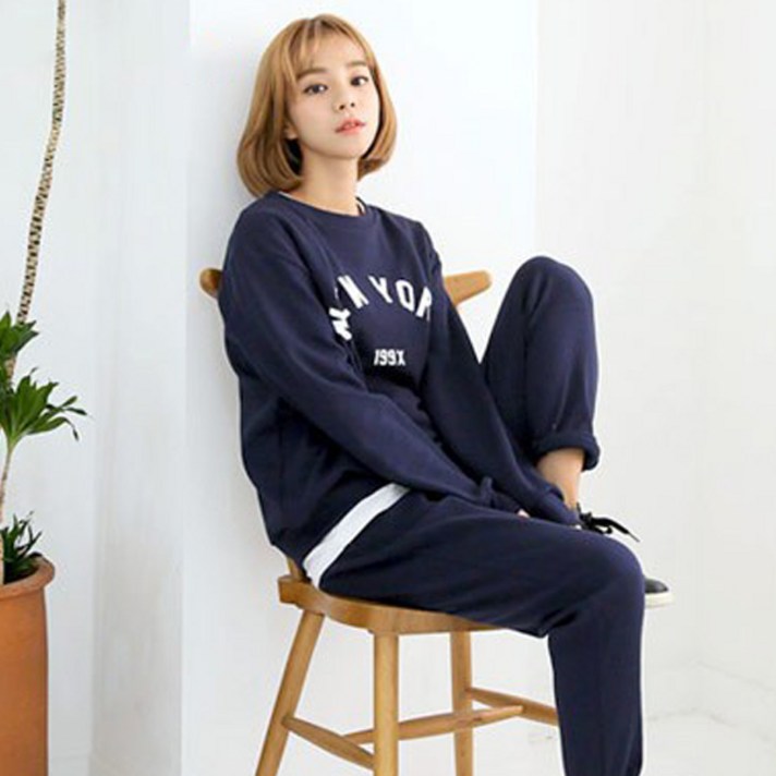 클릭앤미 여성용 뉴욕 나인 트레이닝 상하의 세트