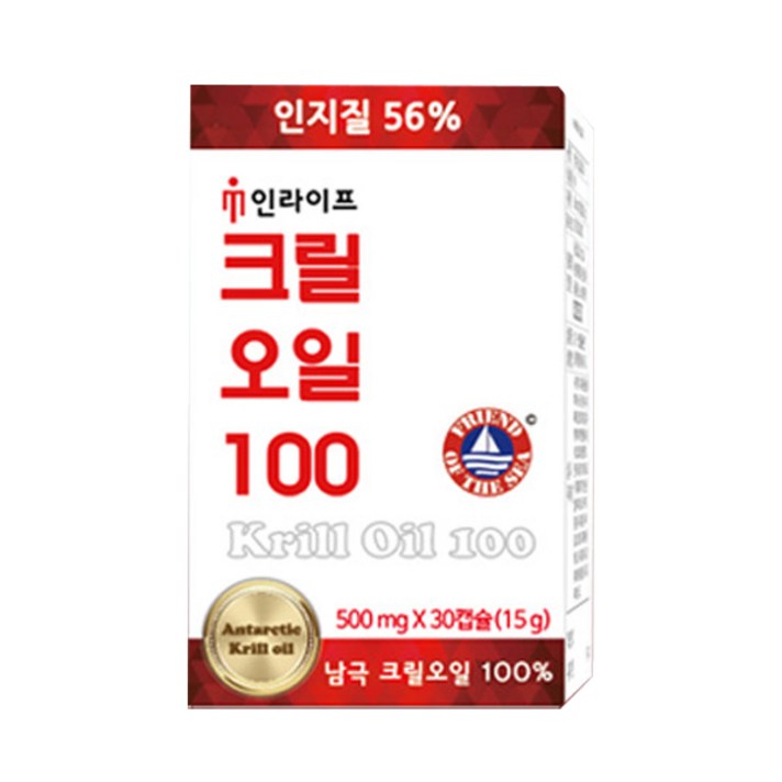인라이프 크릴오일 100, 30캡슐, 1개