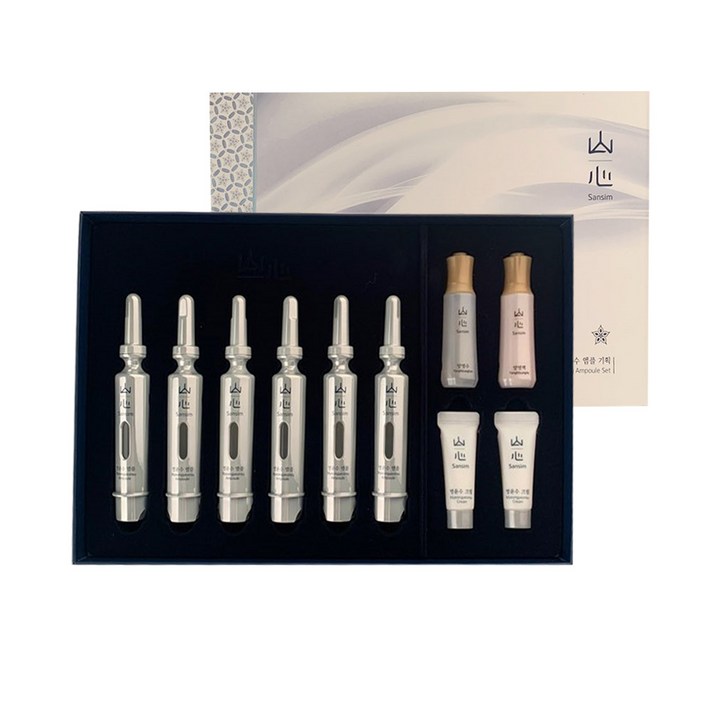 산심 명윤수 앰플 10ml x 6p + 산심 양명수 20ml + 산심 양명액 20ml + 산심 명윤수 크림 8ml x 2p, 1세트