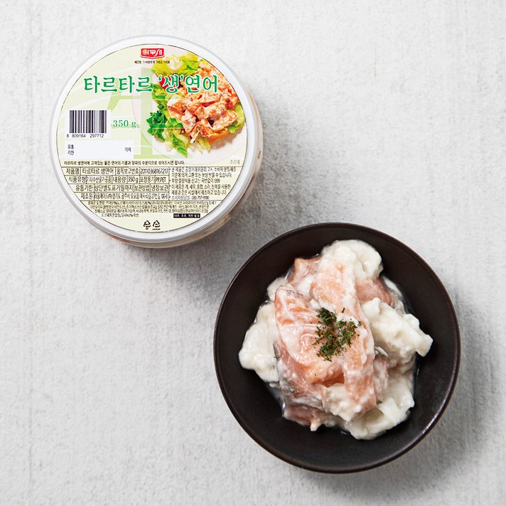 나무새 타르타르 생연어, 350g, 1개