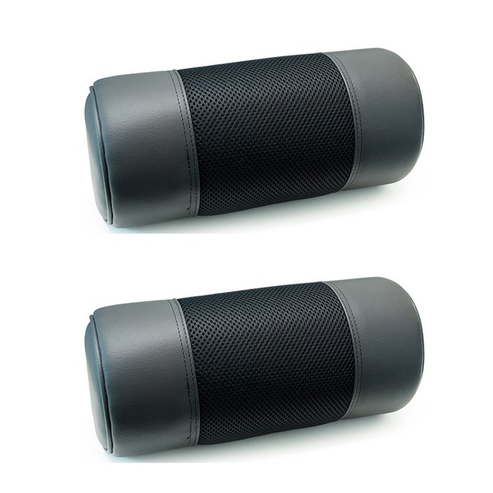 지엔 솔리드 차량용 메쉬 목쿠션 2p, 혼합색상