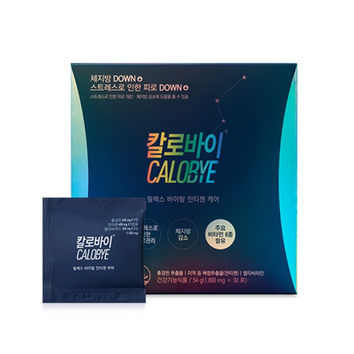 칼로바이 릴렉스 바이탈 잔티젠 케어 다이어트보조제, 54g, 1개