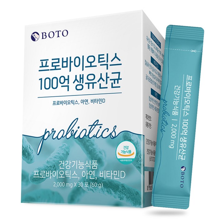 보뚜 프로바이오틱스 100억 생유산균, 2g, 30개입