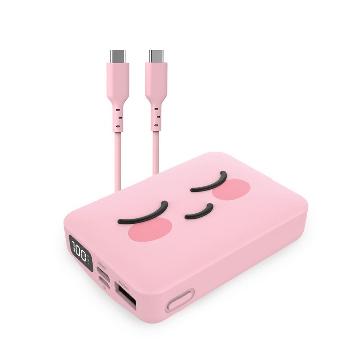 카카오프렌즈 사각 PD 보조배터리 10000mAh USB, WPB10000_PD, 어피치