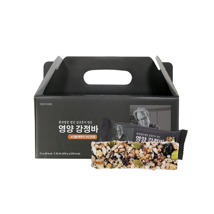 신궁전통한과 김규흔명인 영양 강정바, 15g, 30개