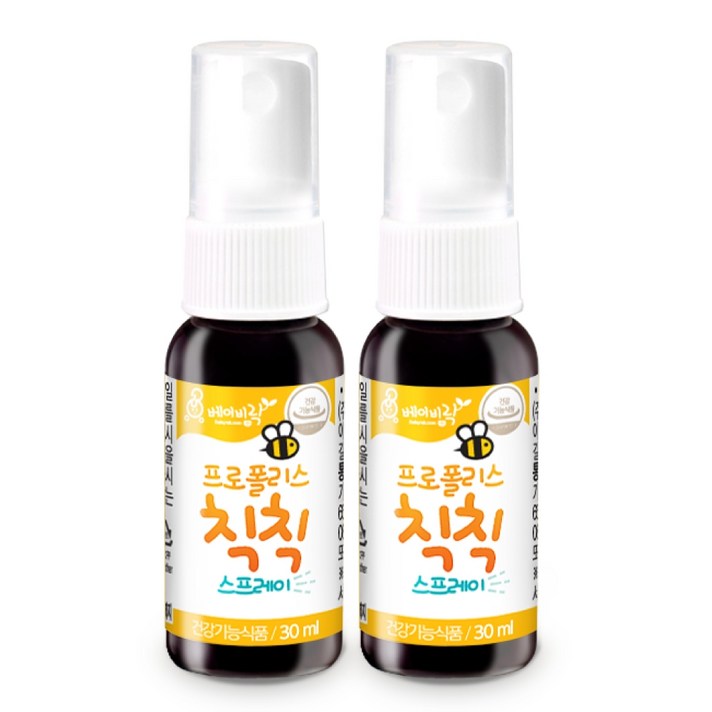 베이비락 프로폴리스 칙칙 스프레이, 30ml, 2개