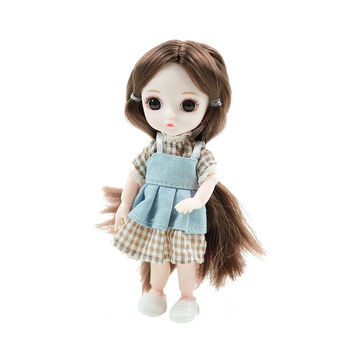 사리엘셀러브리티즈 미니 베이비돌 구체 관절 인형 06벨라, 16cm, 혼합색상