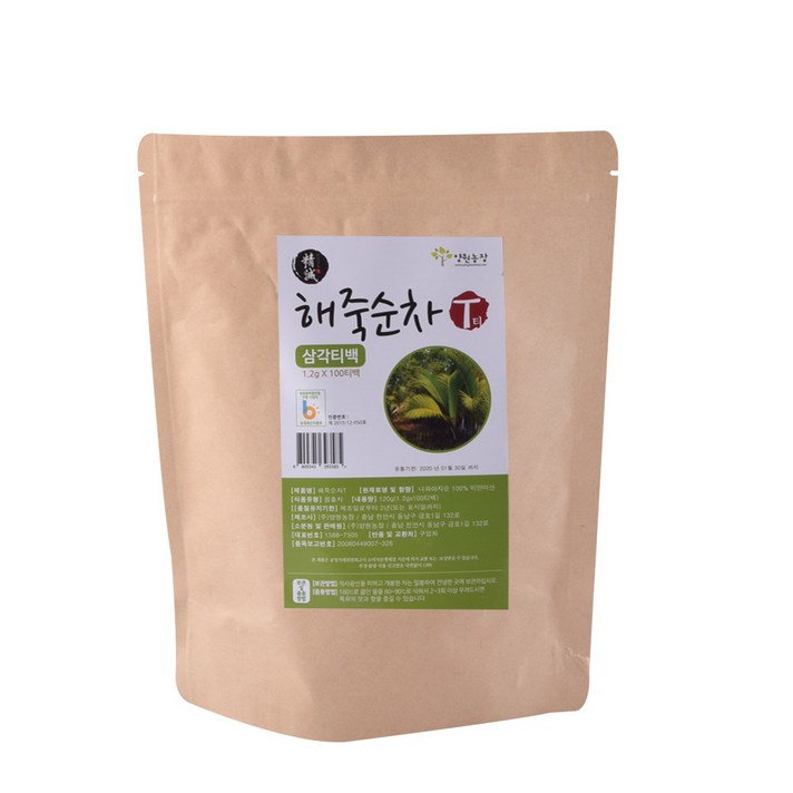 양원농장 해죽순차, 1.2g, 100개