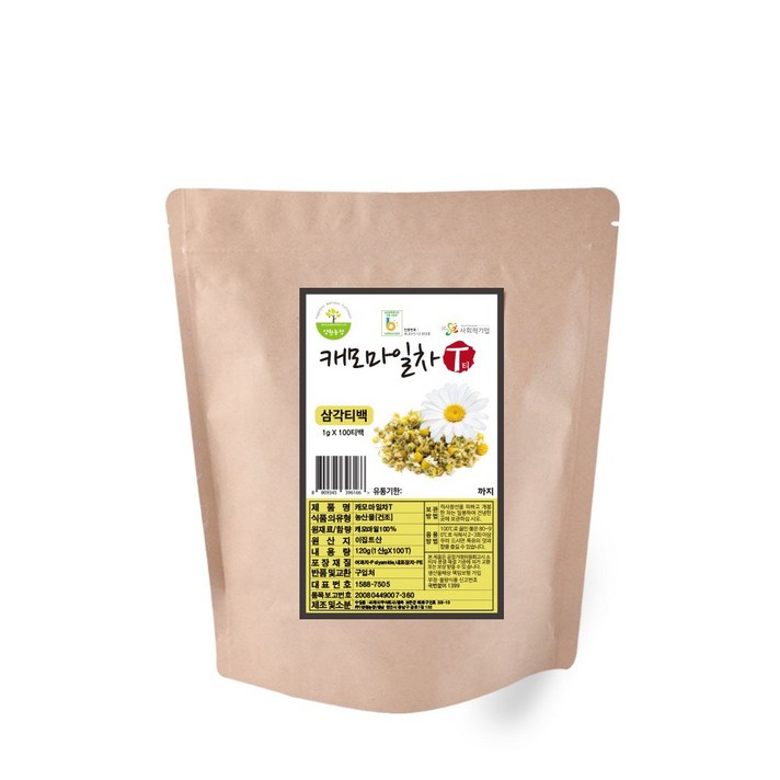 양원농장 캐모마일차, 1g, 100개