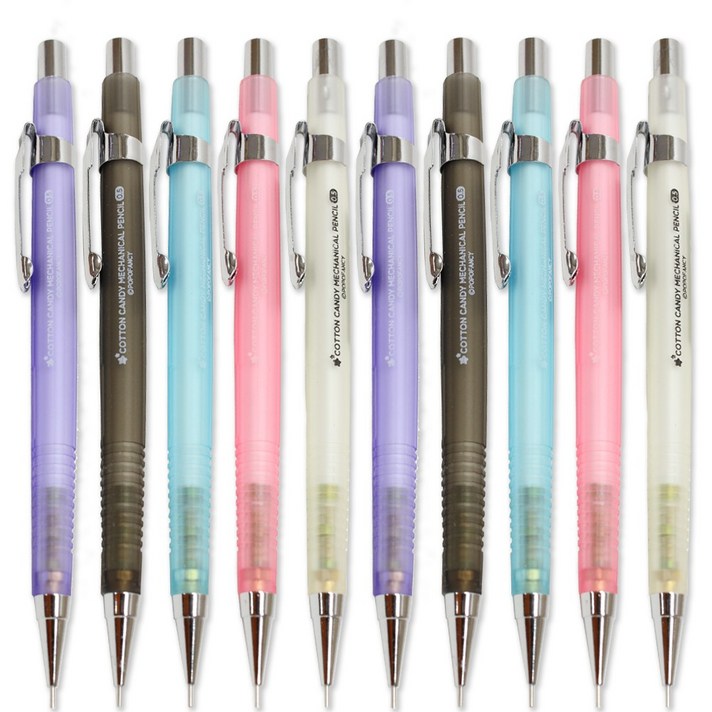 포포팬시 코튼캔디 제도 샤프, 0.5mm, 10개