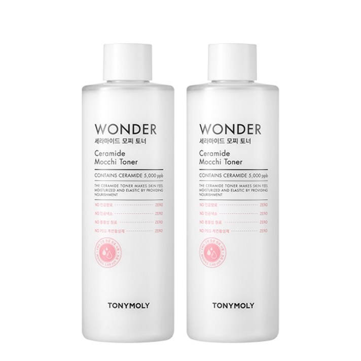 토니모리 원더 세라마이드 모찌 토너, 500ml, 2개