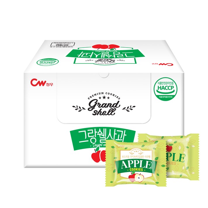 청우식품 그랑쉘사과 파이, 1170g, 1개