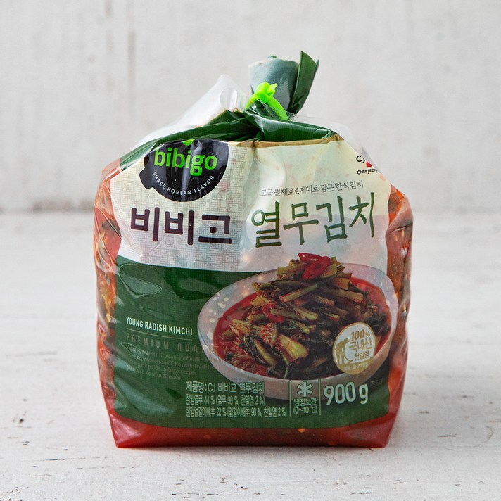 CJ제일제당 비비고 열무김치, 900g, 1개