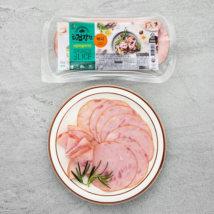 CJ제일제당 더건강한 브런치 슬라이스 햄, 400g, 1개