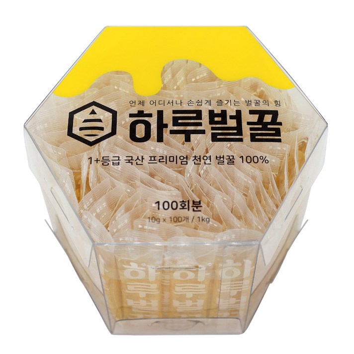 하루벌꿀 아카시아꿀 100회분, 1kg, 1개