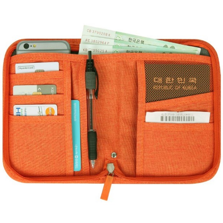 노마드블루 여권지갑