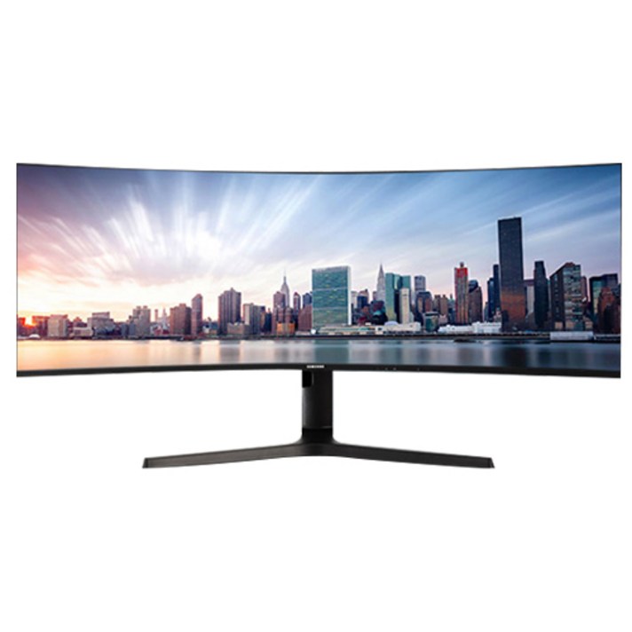 삼성전자 110.2cm QLED 슈퍼 와이드 커브드 모니터 LC43J890DKKXKR, C43J890