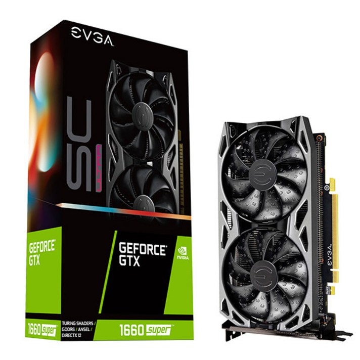 EVGA 지포스 GTX 1660 SUPER SC ULTRA GAMING 그래픽카드 D6 6GB, EVGA GeForce GTX 1660 SUPER SC ULTRA