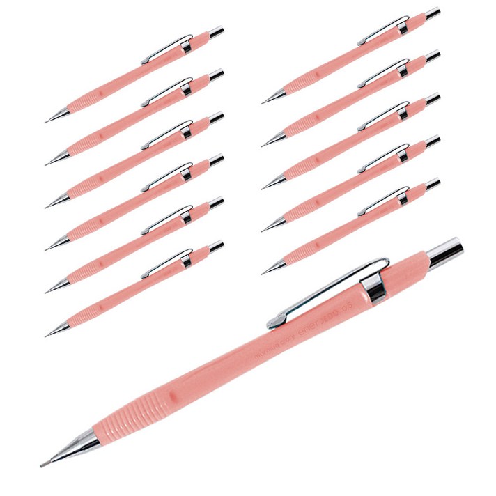 모닝글로리 1000 에너제도 샤프 핑크, 0.5mm, 12개