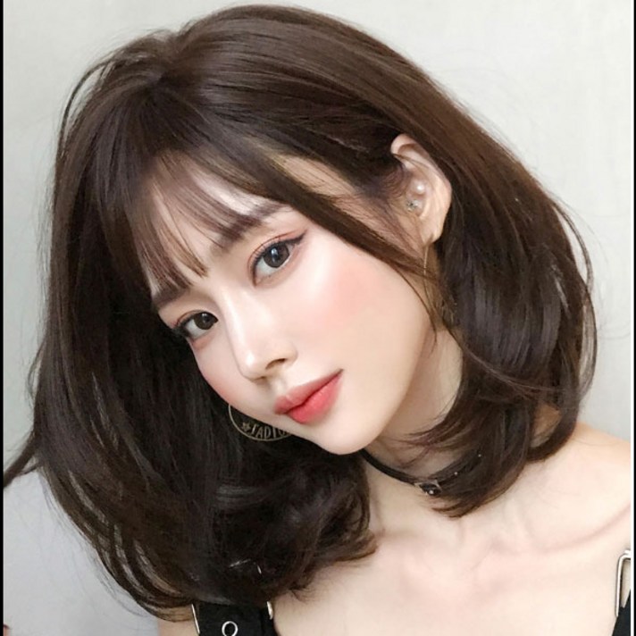 미스진 통가발, 다크브라운, 1개