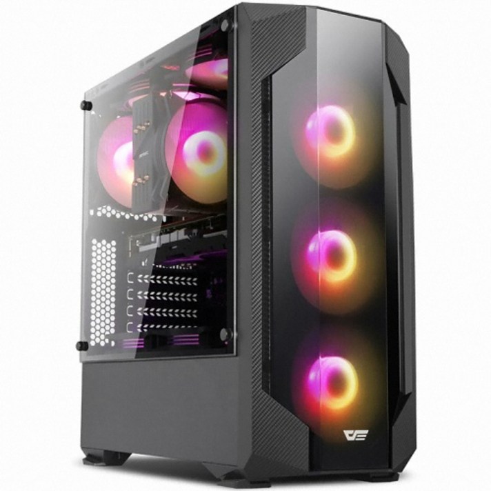 다크프래쉬 AZ RGB 퍼펙트 튜닝 미들 타워 PC 케이스 G-CLASS 500 블랙