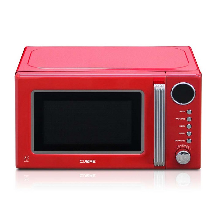 cuore 레트로 전자렌지 20L, MC-R202BR(레드)