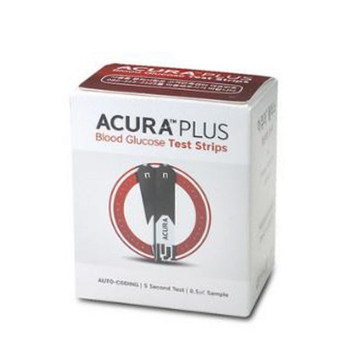 아큐라 플러스 혈당검사지, 50개입, 1개