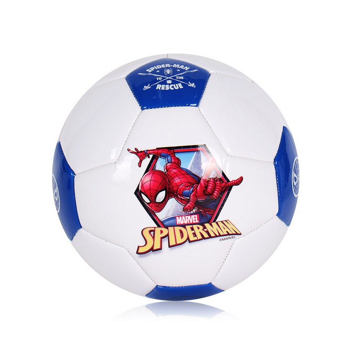 마블 스파이더맨 축구공 블루