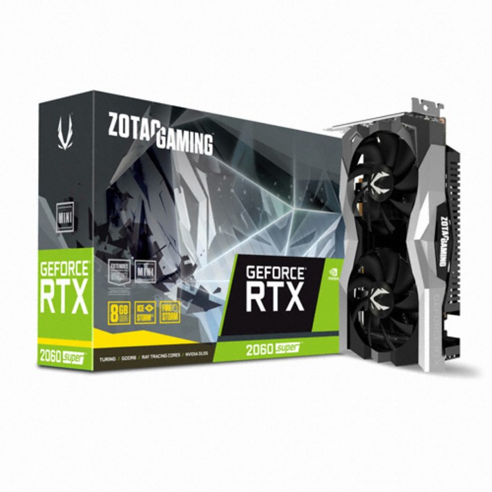 조텍 게이밍 지포스 RTX 2060 SUPER AIR 그래픽카드 D6 8GB, 9250-6N520-M0000