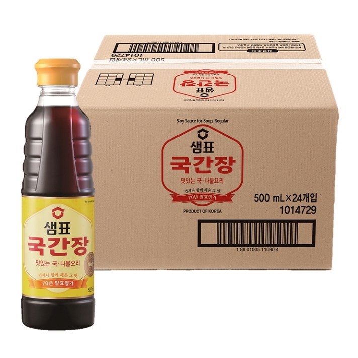 샘표 국간장, 500ml, 24개