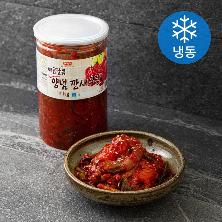 나무새 매콤달콤양념깐새우장 (냉동), 1kg, 1개