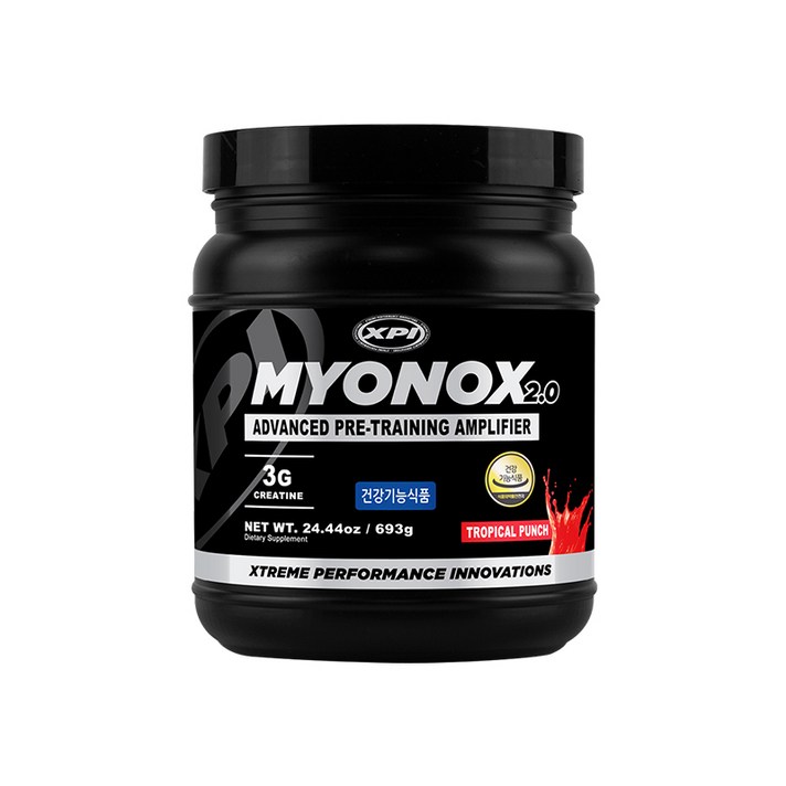 엑스피아이 마이오녹스 근육 펌핑 헬스 부스터 트로피칼 펀치맛, 693g, 1개