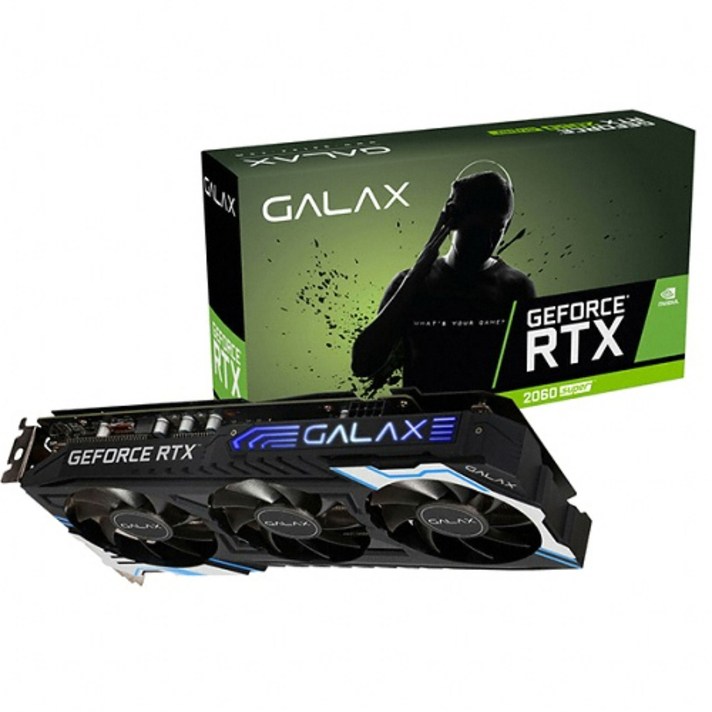 갤럭시 GALAX 지포스 RTX 2060 SUPER Gamer OC D6 8GB 그래픽카드 BLACK, 단일상품