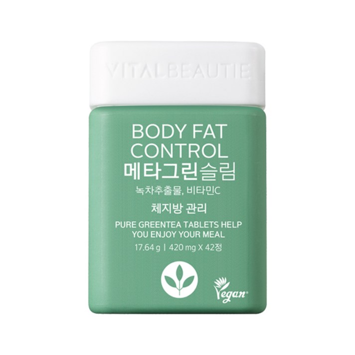 바이탈뷰티 메타그린 슬림, 42정, 1개