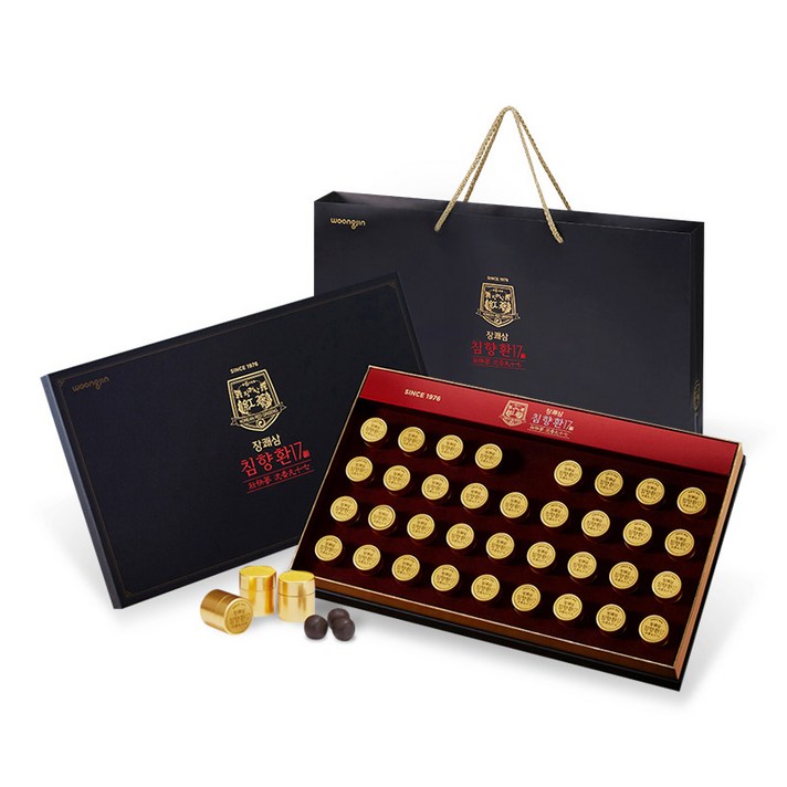 웅진 장쾌삼 침향환 17 3.75g x 35p + 쇼핑백, 1세트