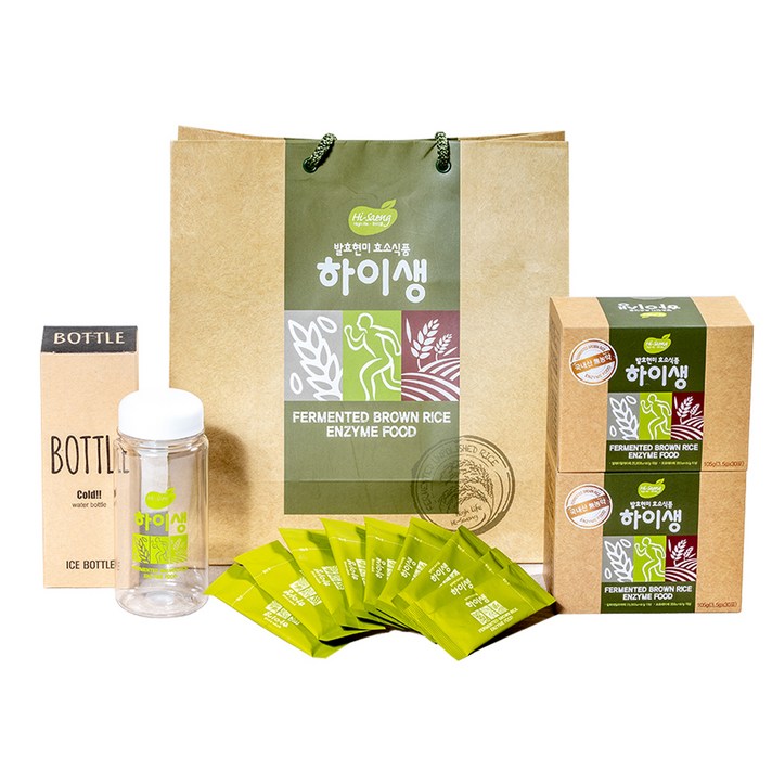 하이생 발효현미 효소 환 + 고급보틀 + 쇼핑백, 3.5g, 69개