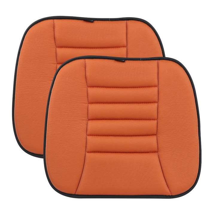 카템 감탄 차량용 메모리폼 방석, 브라운, 2개