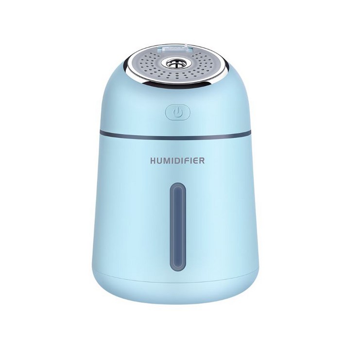 리틀큐 올인원 USB 미니가습기 블루 330ml, LTQ-018-BL