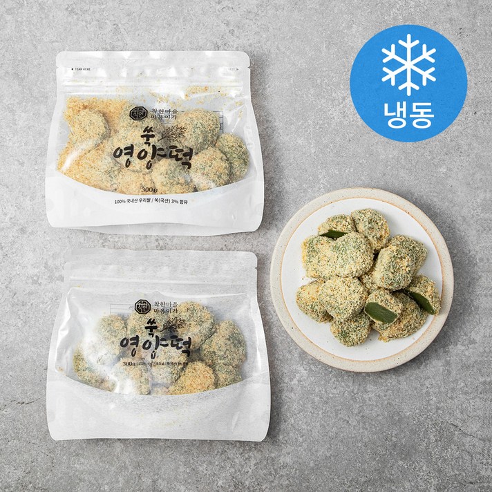 착한마을마음이가 쑥영양떡 (냉동), 300g, 2입