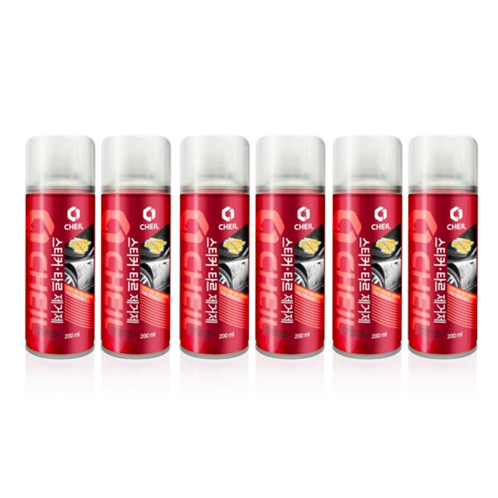 제일 스티커 타르 제거제, 200ml, 6개