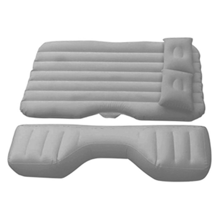 차박 자동차 기본 캠핑 에어매트 + 일자블럭 세트, 그레이, 1세트