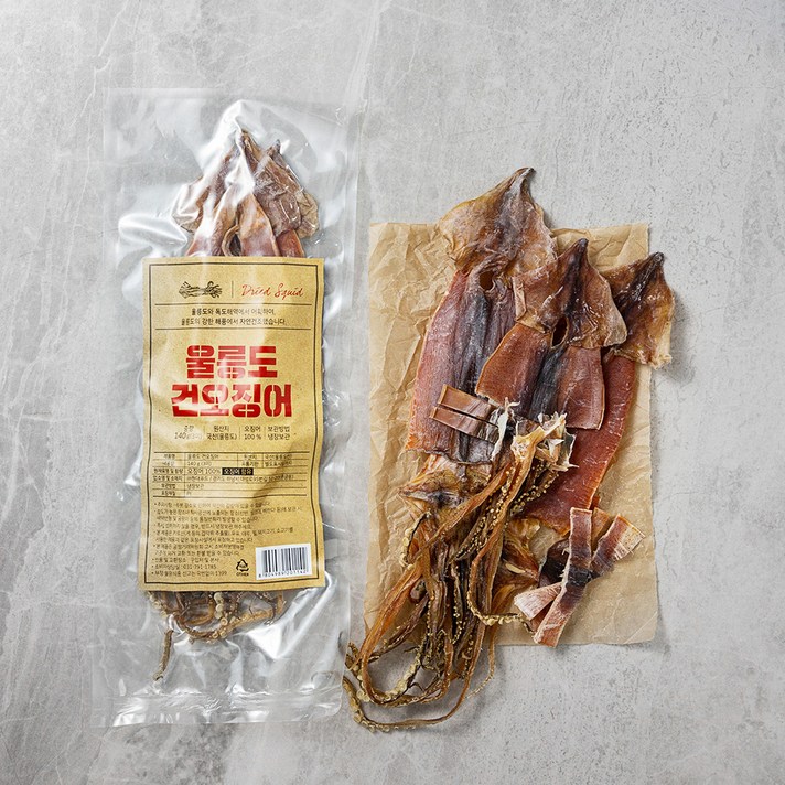 울릉도 건오징어 3미, 140g, 1개