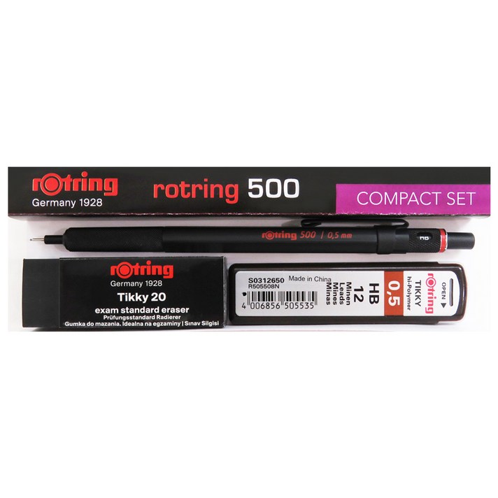 로트링 500 컴팩트 샤프 세트 RO1904725, 0.5mm, 1세트