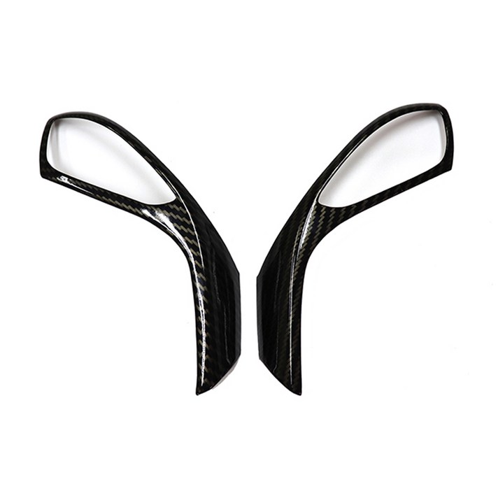 MODNEY 핸들 버튼 프레임 몰딩 블랙 카본 수전사 2p 세트
