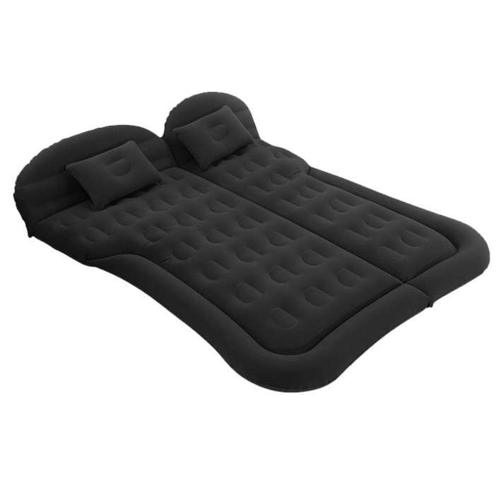 SUV 차박 자동차 엠보싱 캠핑 에어 매트, 블랙, 1개