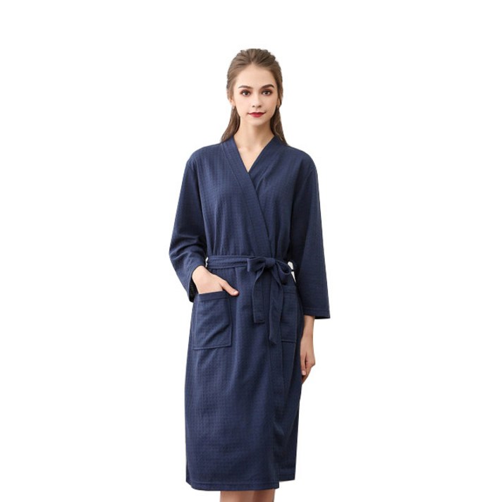 BHN 샤워 가운 XL, 네이비, 1개