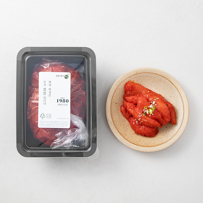 녹선 저염 양념 명란젓 파치, 500g, 1개