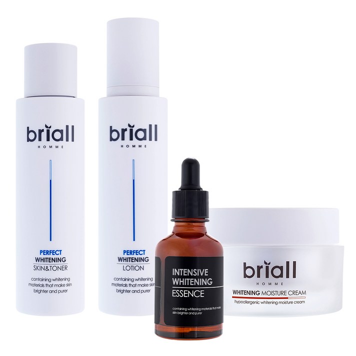 브리올옴므 남성 중건성 수분촉촉 스킨토너 120ml + 로션 120ml + 수분크림 50ml + 에센스 50ml 세트, 1세트